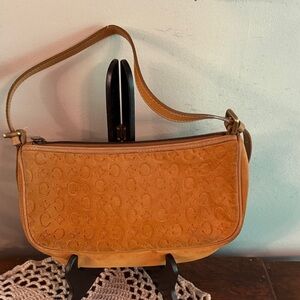 Celine Tan Leather Shoulder Bag